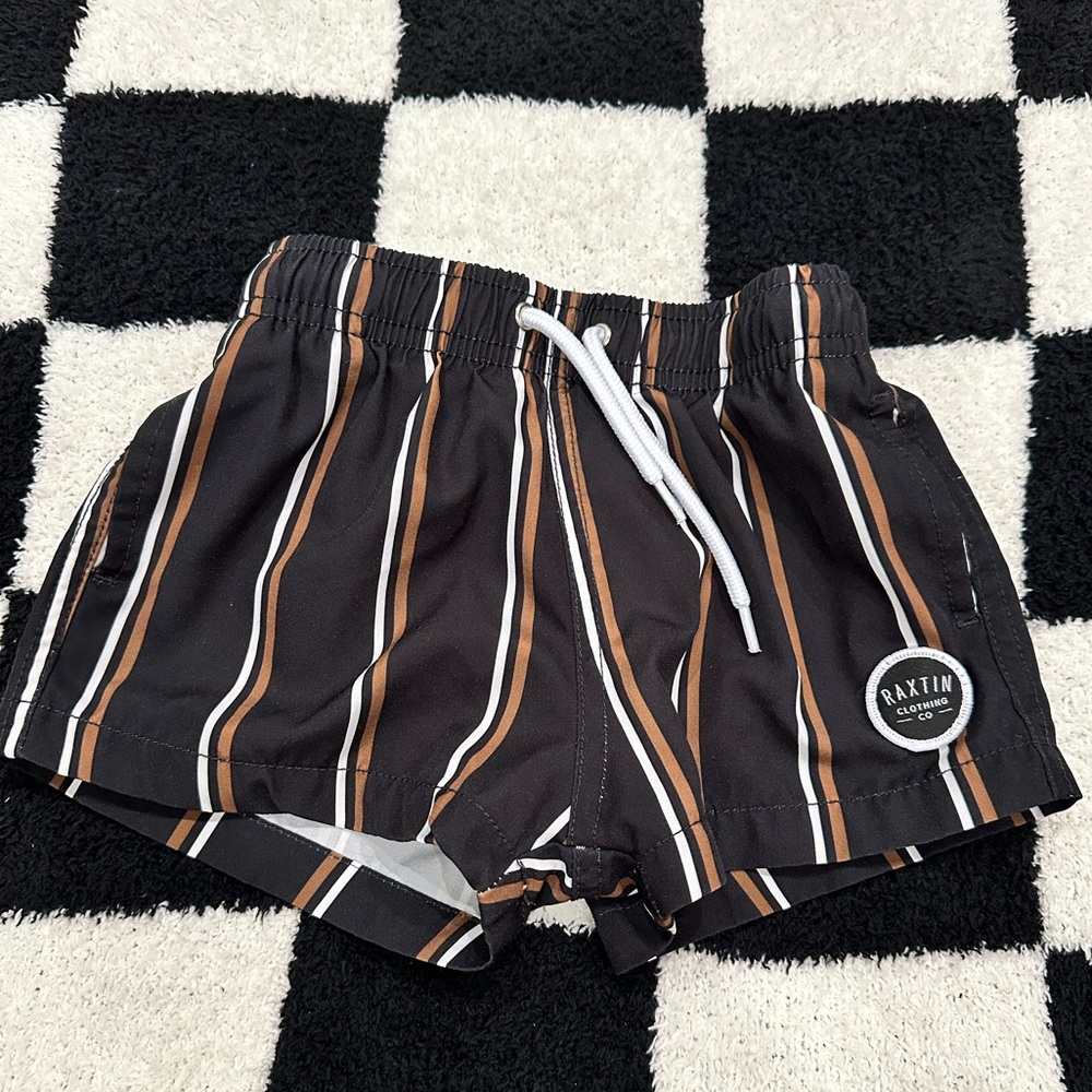 Raxxin Striped Swim Shorts
